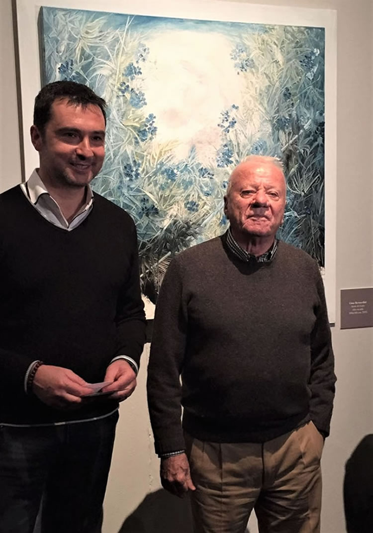 con Achille Bonito Oliva